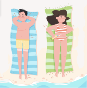 Il est important de protéger sa peau du soleil !